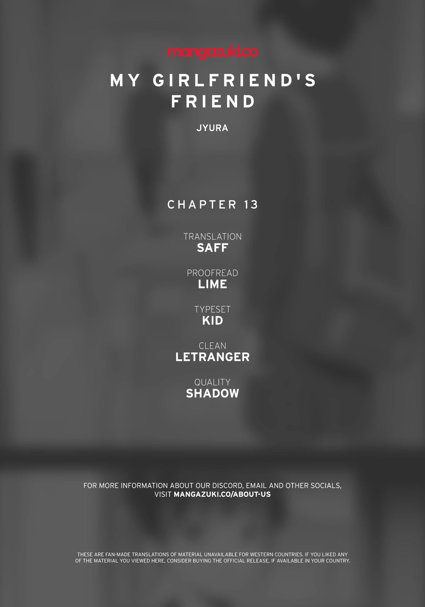 My Girlfriend's Friend Chapter 13 page 1 - Chapter 13