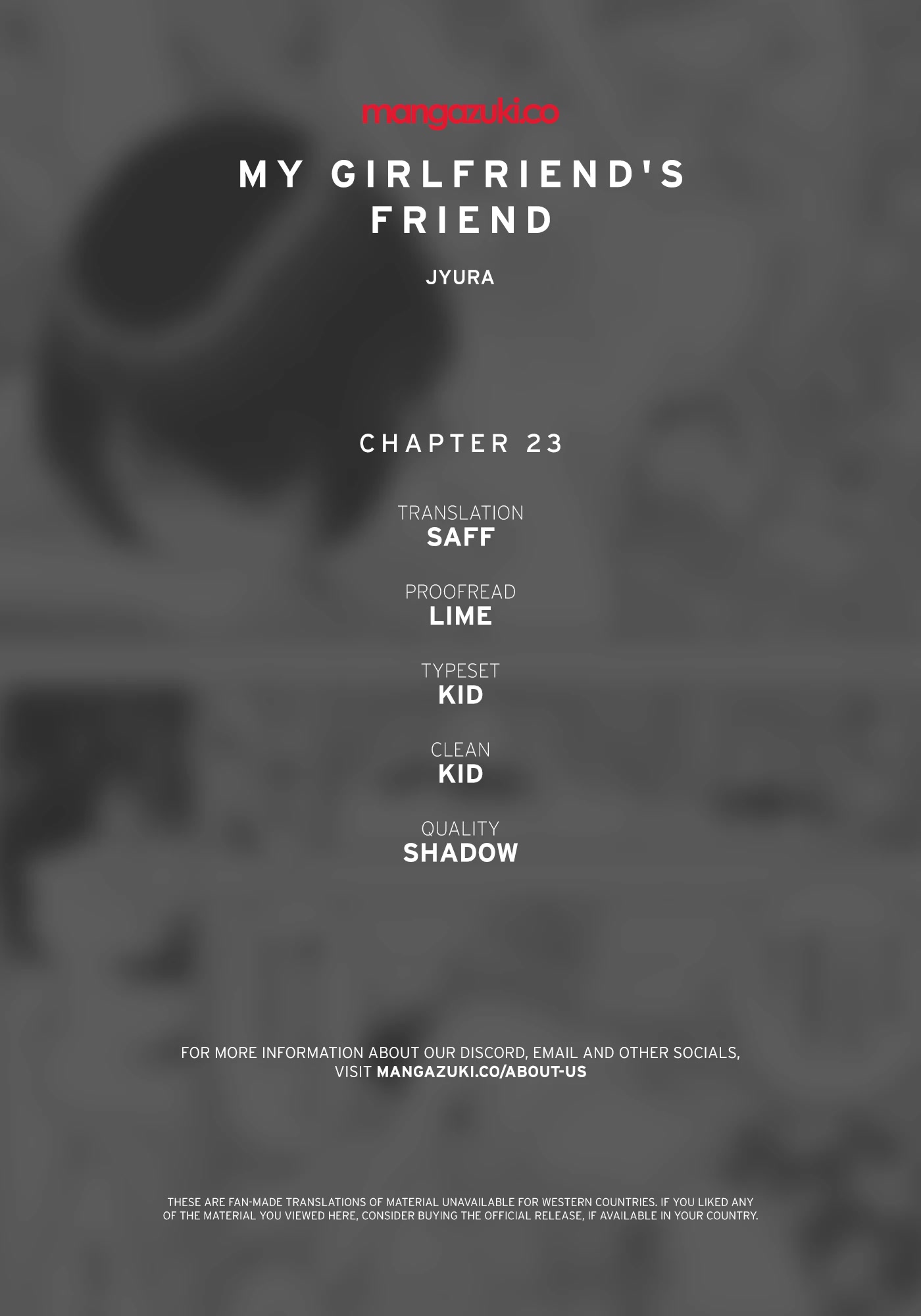 My Girlfriend's Friend Chapter 23 page 1 - Chapter 23