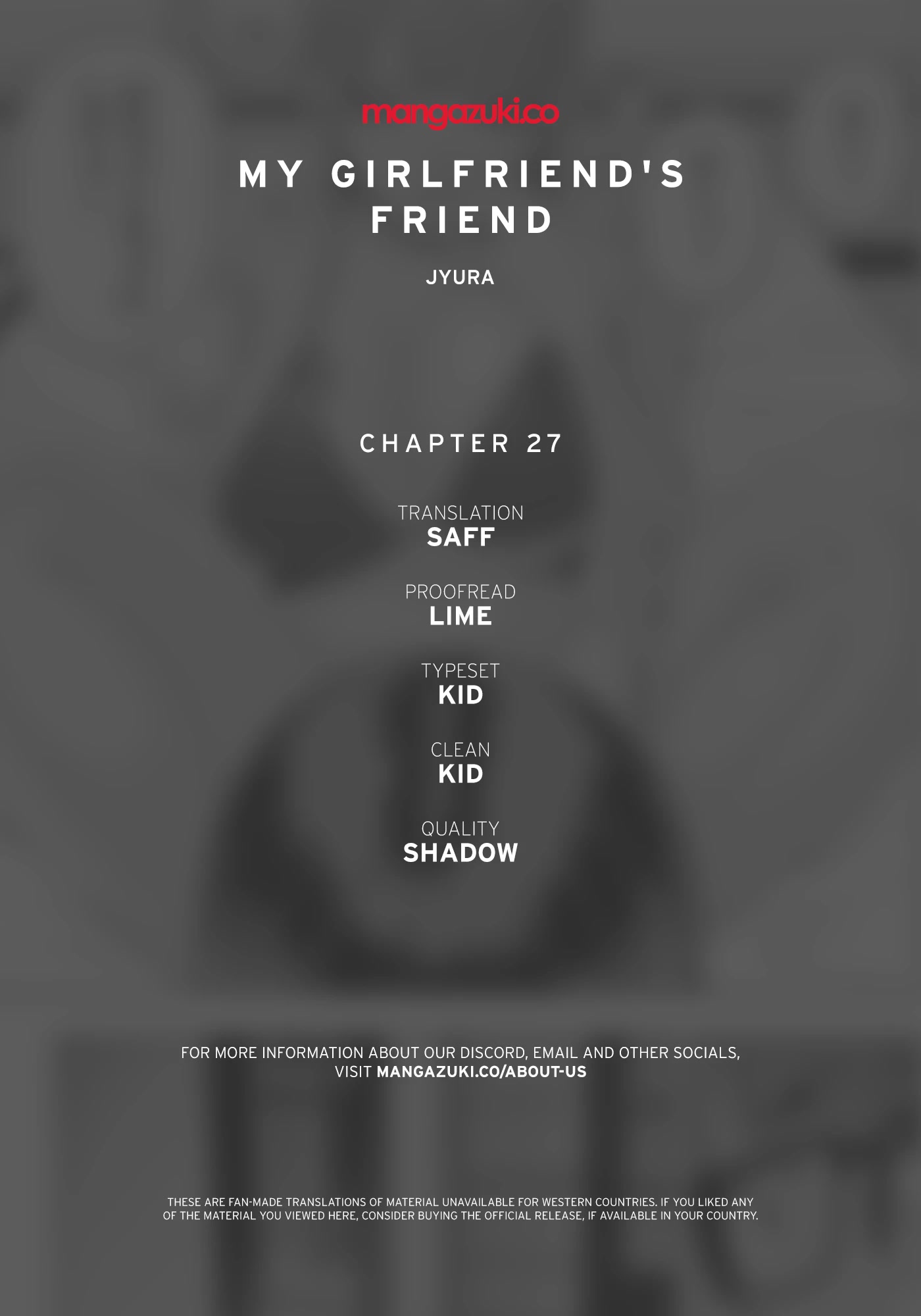 My Girlfriend's Friend Chapter 27 page 1 - Chapter 27