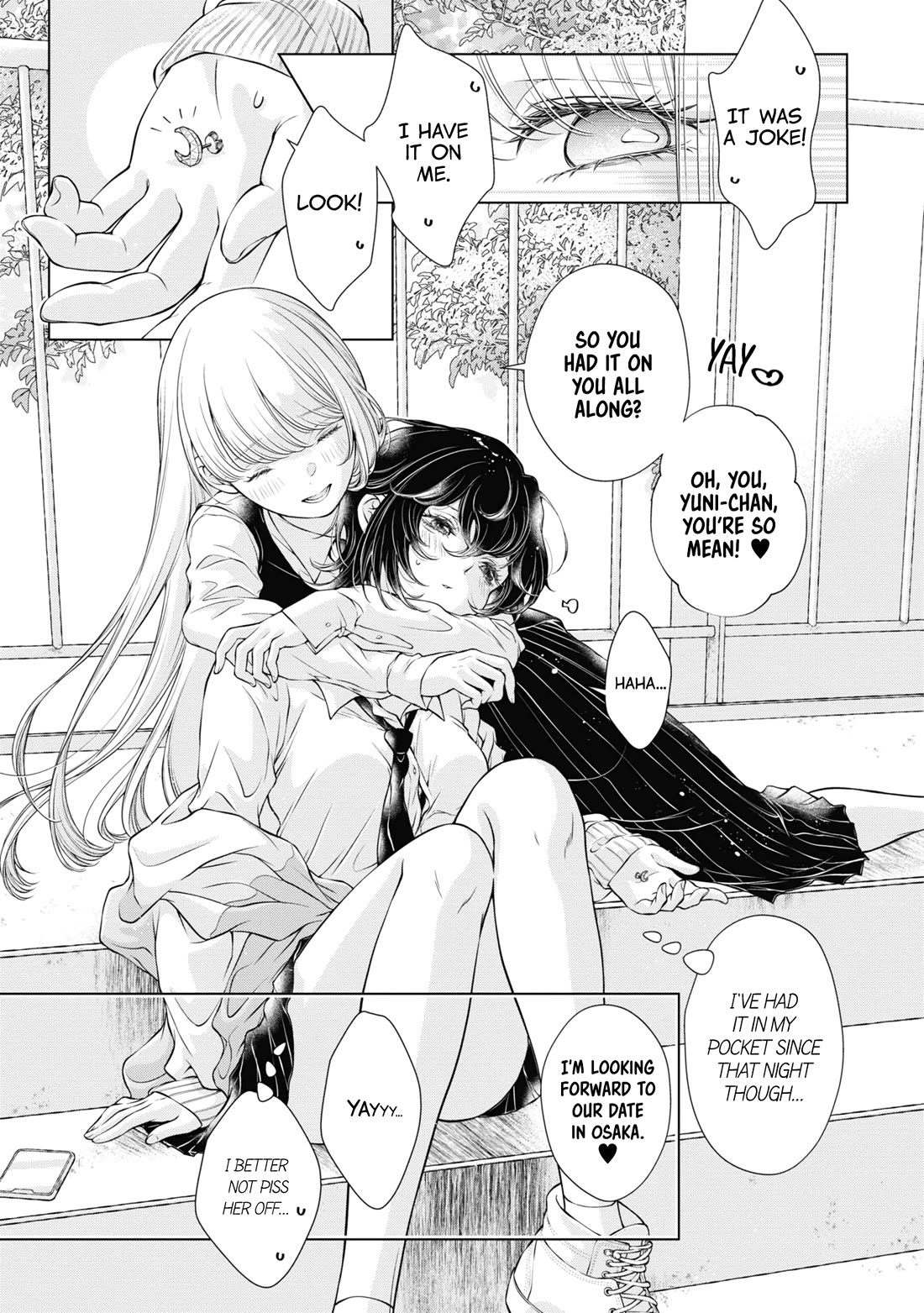 My Girlfriend's Not Here Today Chapter 10.5 page 3 - Chapter 10.5: Afterword and Extra Pages Volume 2