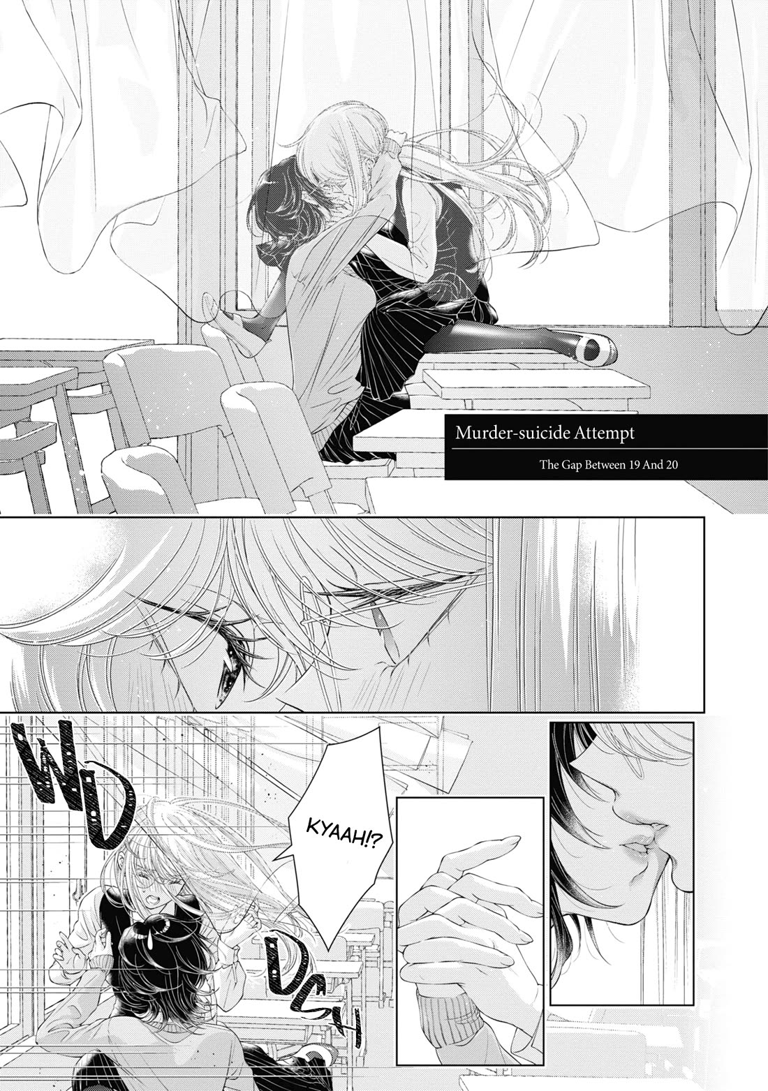 My Girlfriend's Not Here Today Chapter 20.5 page 1 - Chapter 20.5: Murder-suicide Attempt - Afterword and Extra Pages Volume 4