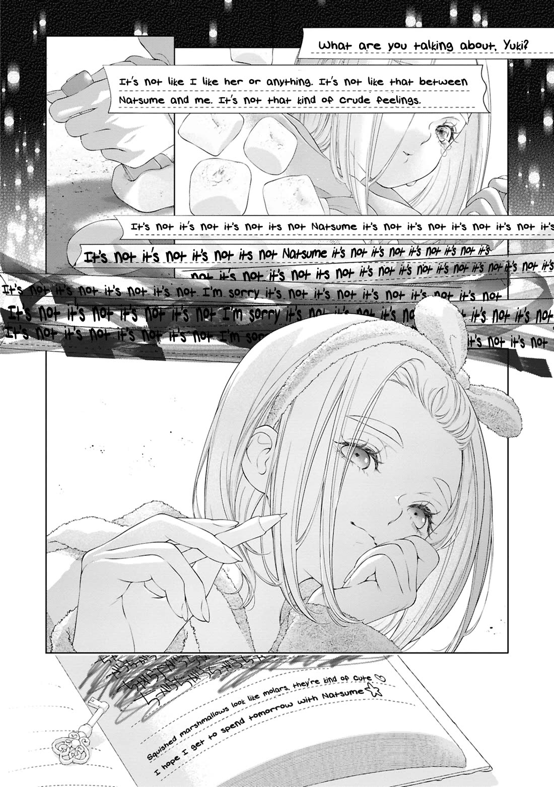 My Girlfriend's Not Here Today Chapter 35.5 page 9 - Chapter 35.5: Yuki-chan's Diary - Afterword and Extra Pages Volume 7