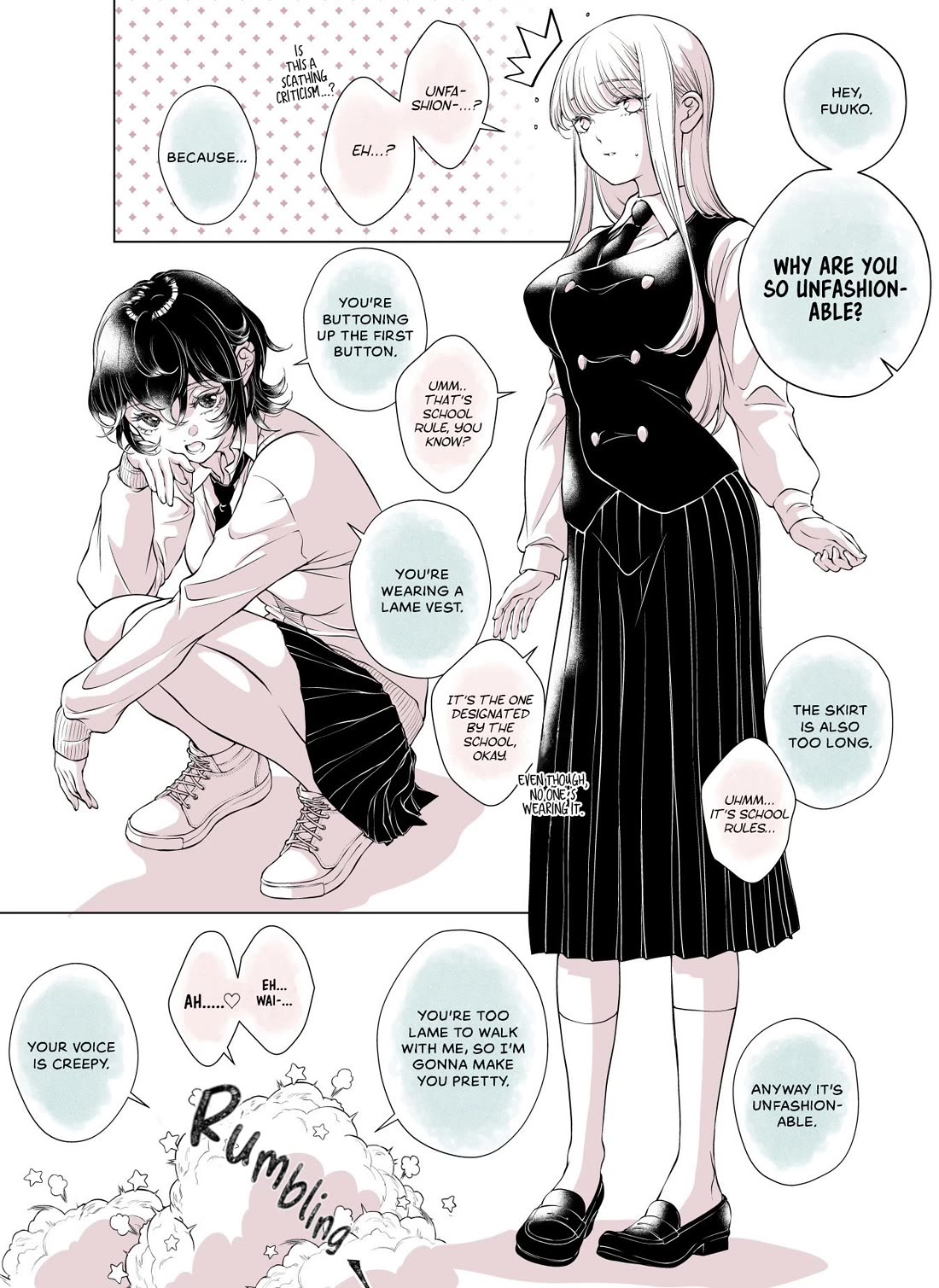 My Girlfriend's Not Here Today Chapter 8.5 page 1 - Chapter 8.5: Twitter extra 2