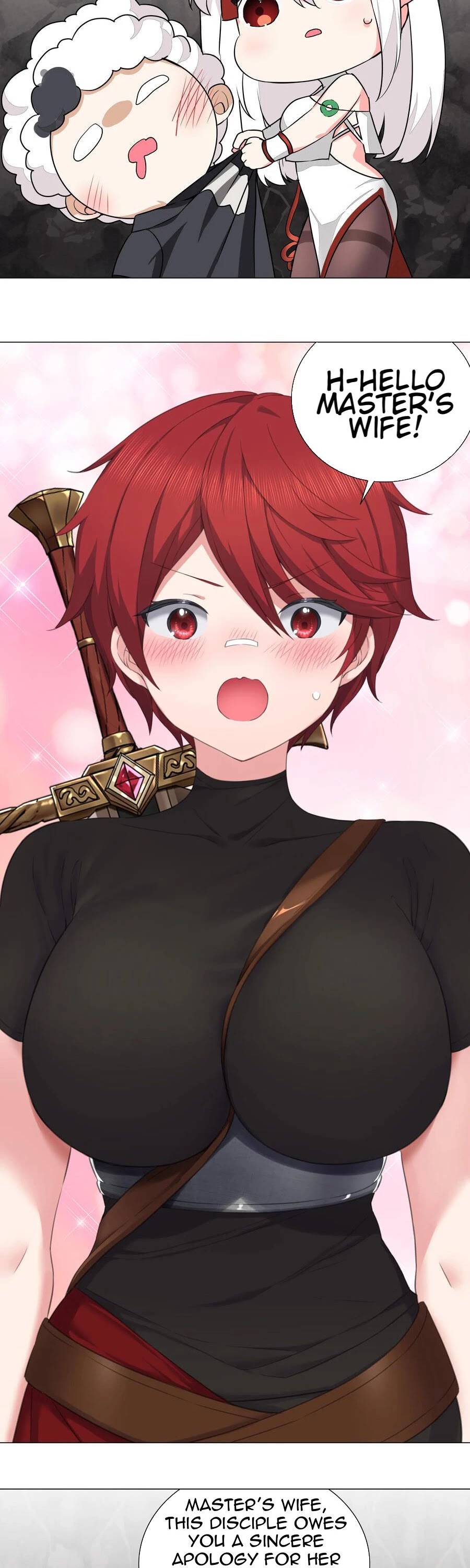 My Harem Grew So Large, I Was Forced to Ascend Chapter 38 page 22 - Chapter 38: Call Me Your Master’s Wife!
