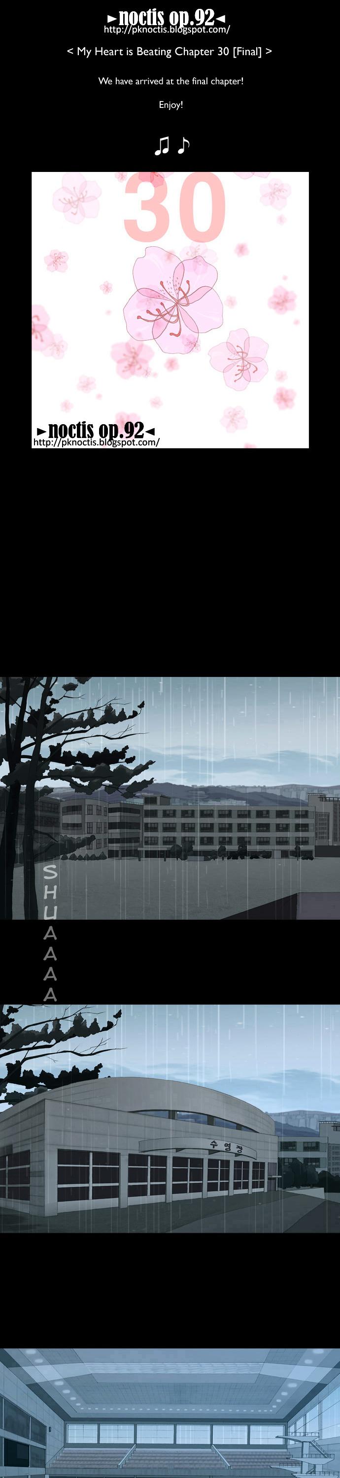 My Heart is Beating Chapter 30 page 1 - Chapter 30 : Cascading Flowers [End]