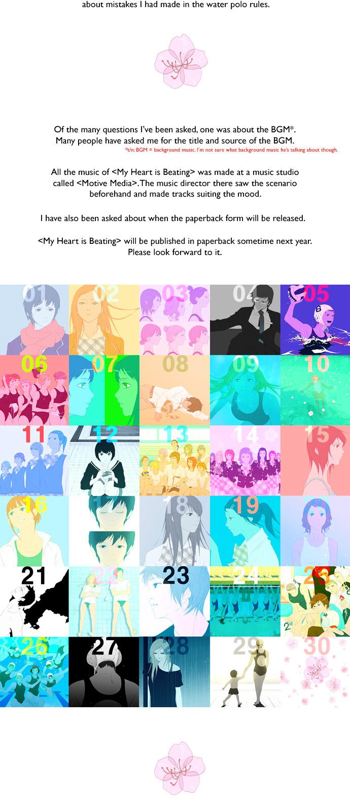 My Heart is Beating Chapter 30 page 24 - Chapter 30 : Cascading Flowers [End]