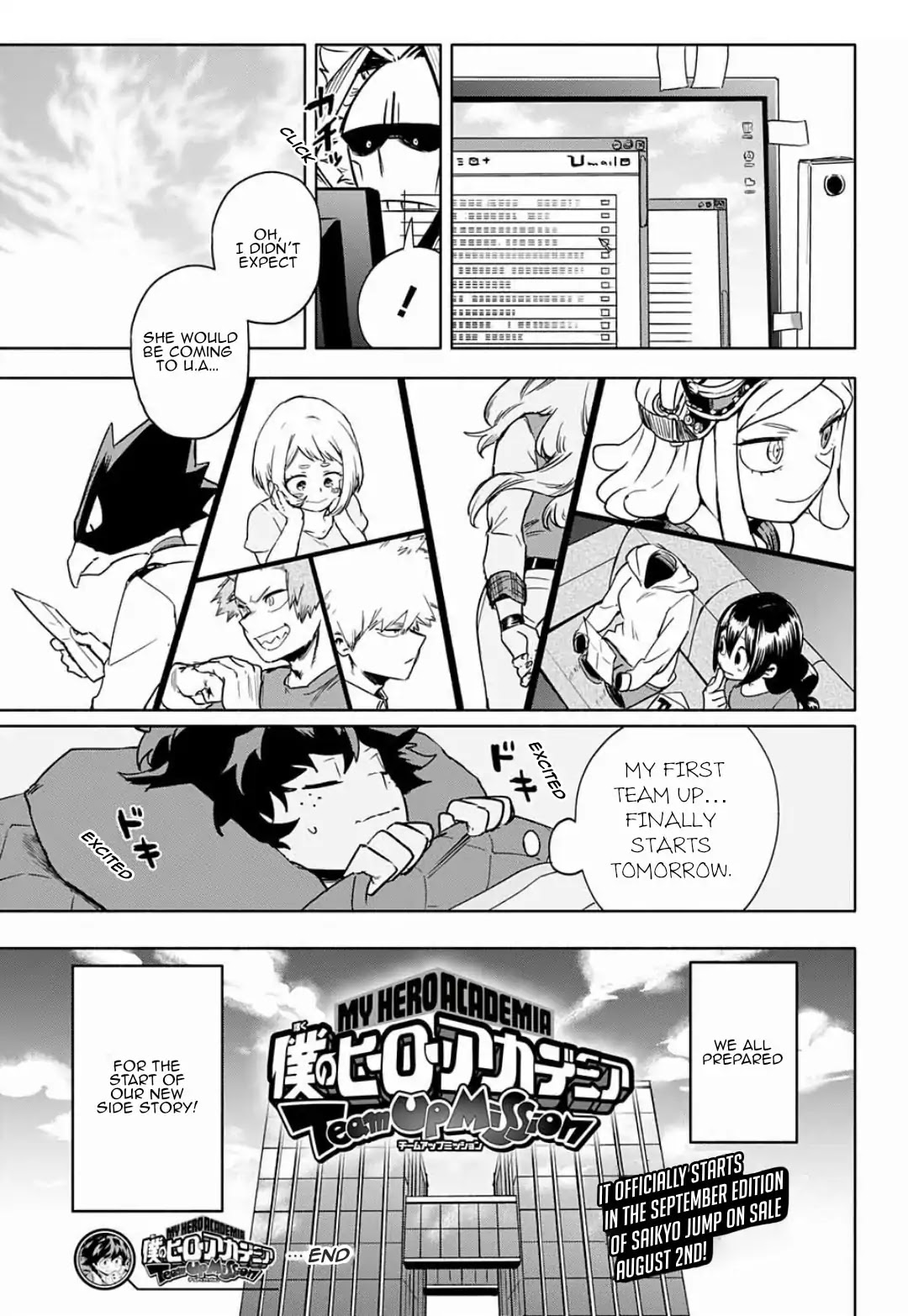 My Hero Academia Team Up Mission Chapter 0 page 16 - Chapter 0: Jump GIGA Special Chapter