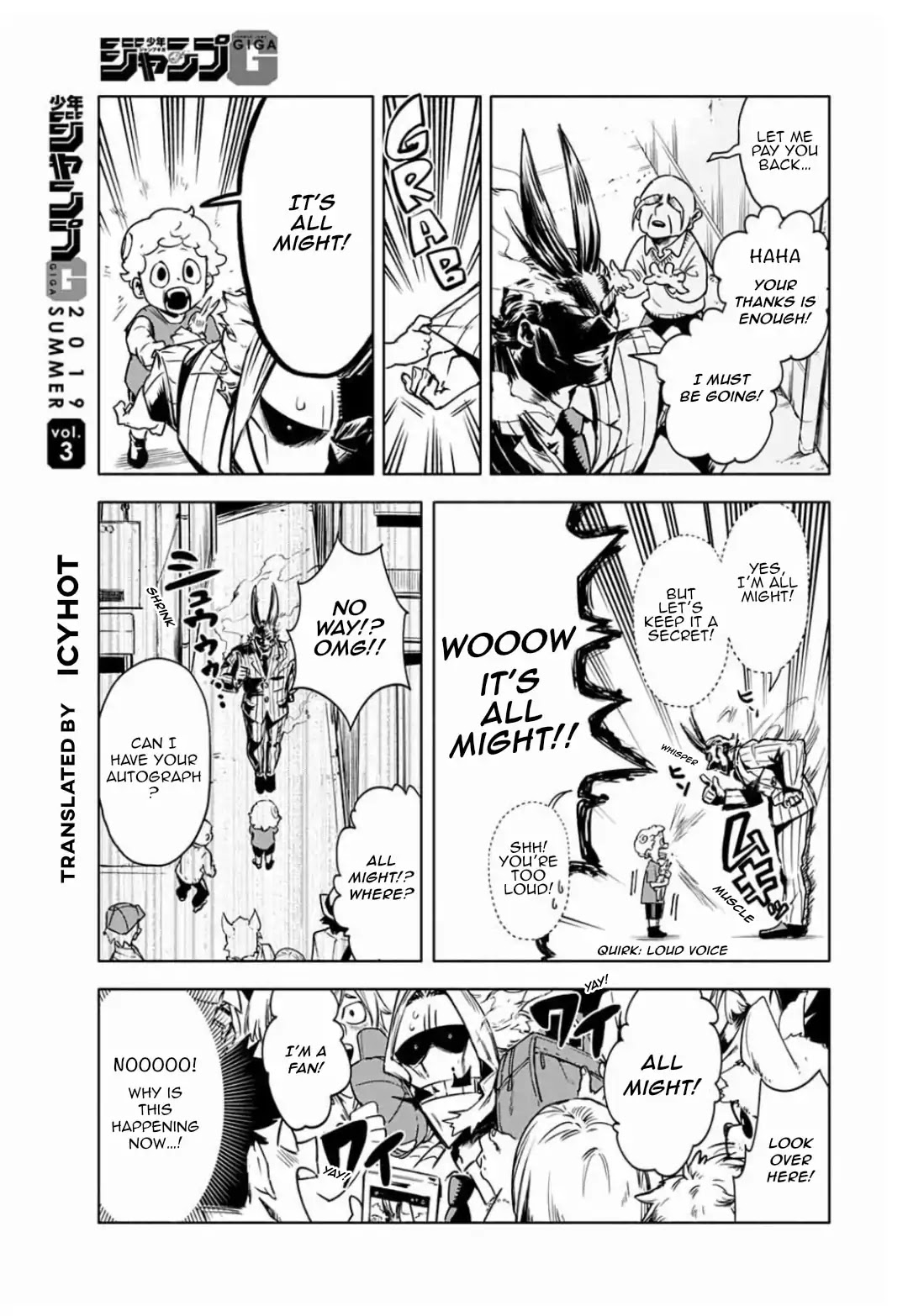 My Hero Academia Team Up Mission Chapter 0 page 8 - Chapter 0: Jump GIGA Special Chapter