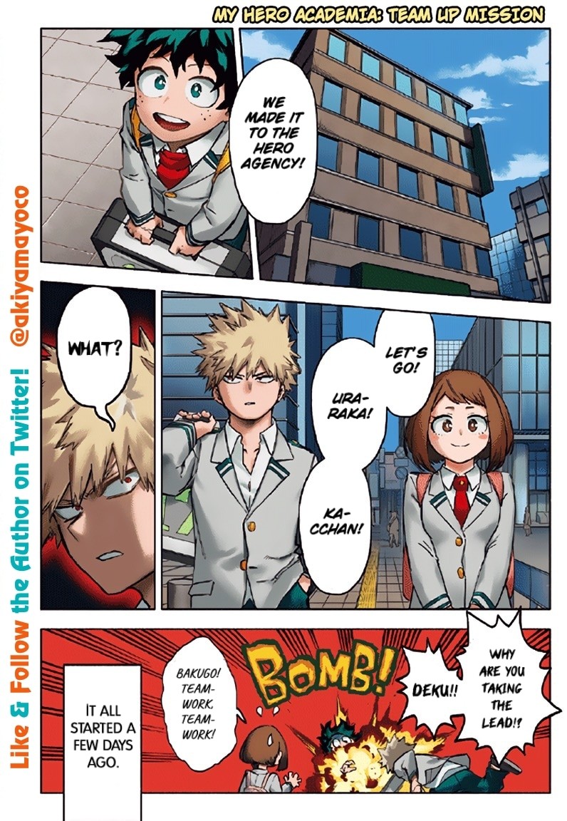 My Hero Academia Team Up Mission Chapter 1 page 2 - Chapter 1: Mission 1: Start A New Mission