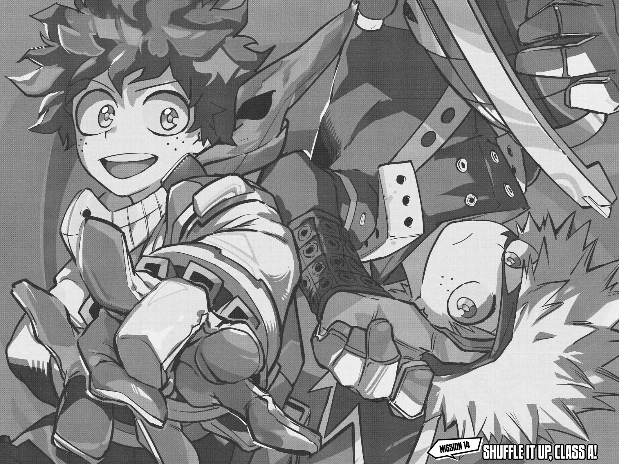 My Hero Academia Team Up Mission Chapter 14 page 1 - Chapter 14: Shuffle It Up, Class A!