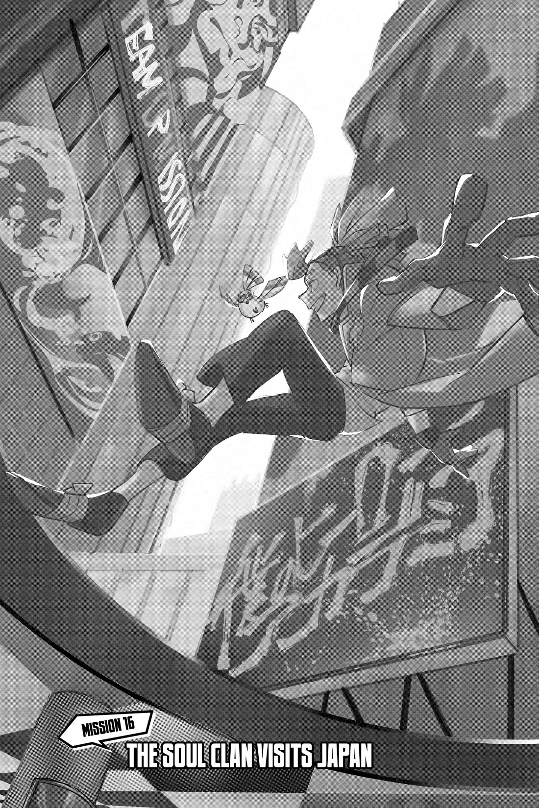 My Hero Academia Team Up Mission Chapter 16 page 1 - Chapter 16: The Soul Clan Visits Japan