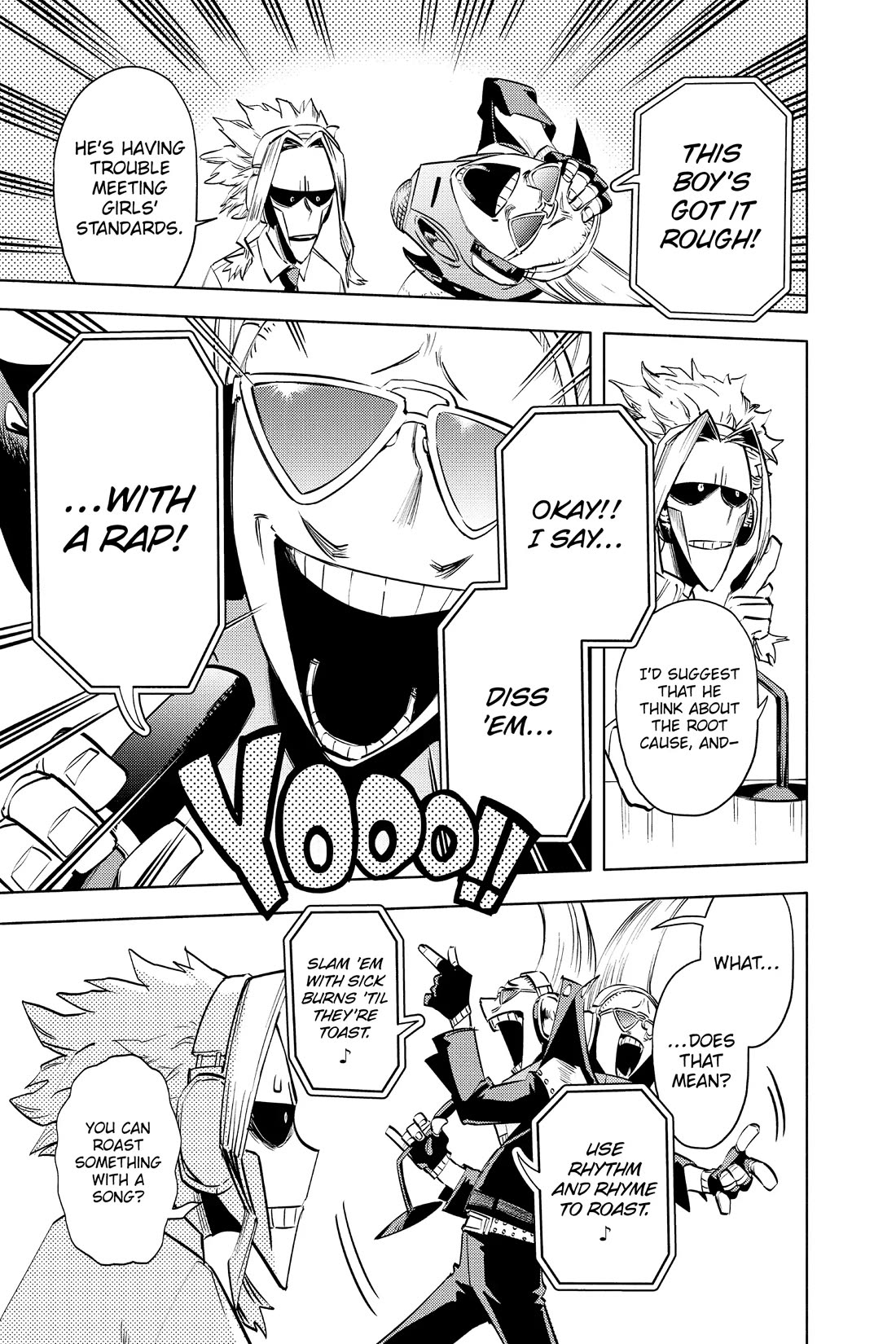 My Hero Academia Team Up Mission Chapter 7 page 4 - Chapter 7: Might and Mic's "Put Your Hands Up" Radio