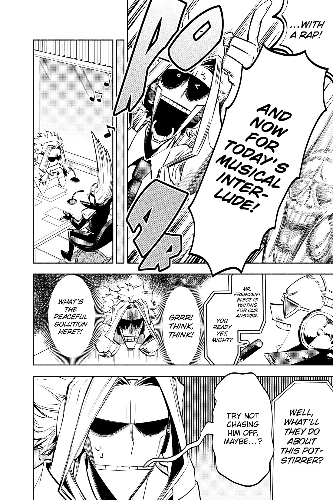My Hero Academia Team Up Mission Chapter 7 page 9 - Chapter 7: Might and Mic's "Put Your Hands Up" Radio