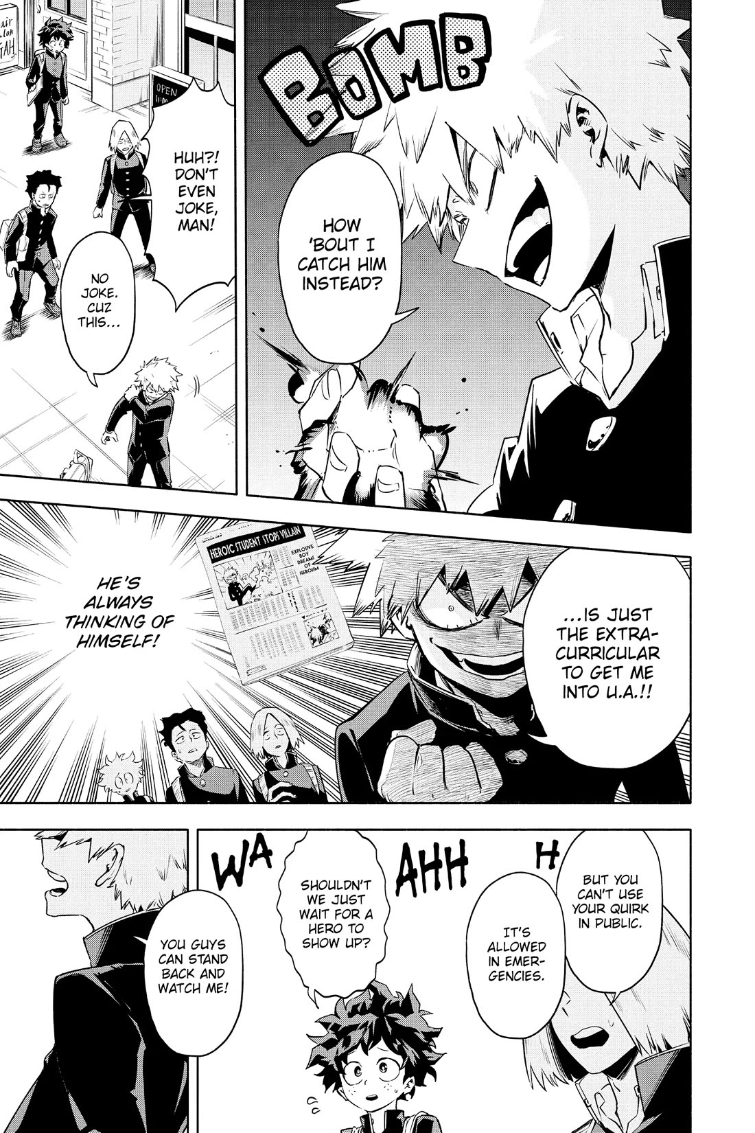 My Hero Academia Team Up Mission Chapter 9.5 page 7 - Chapter 9.5: One-Shot: Deku and Bakugo Rising, Part 1