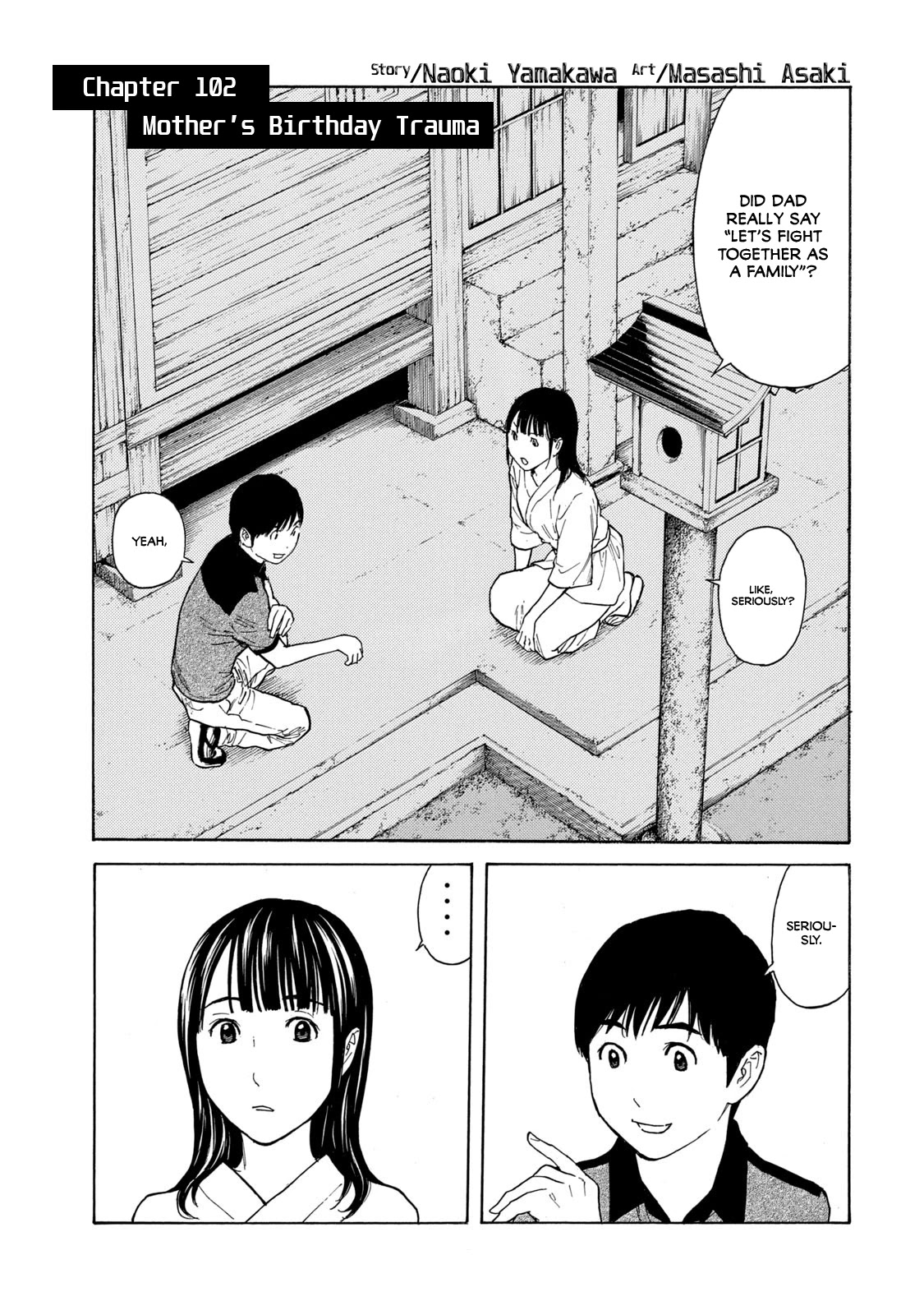 My Home Hero Chapter 102 page 1 - Chapter 102: Mother's Birthday Trauma