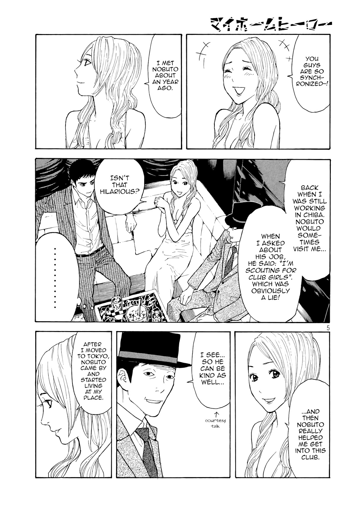 My Home Hero Chapter 14 page 5 - Chapter 14: Nobuto's Woman