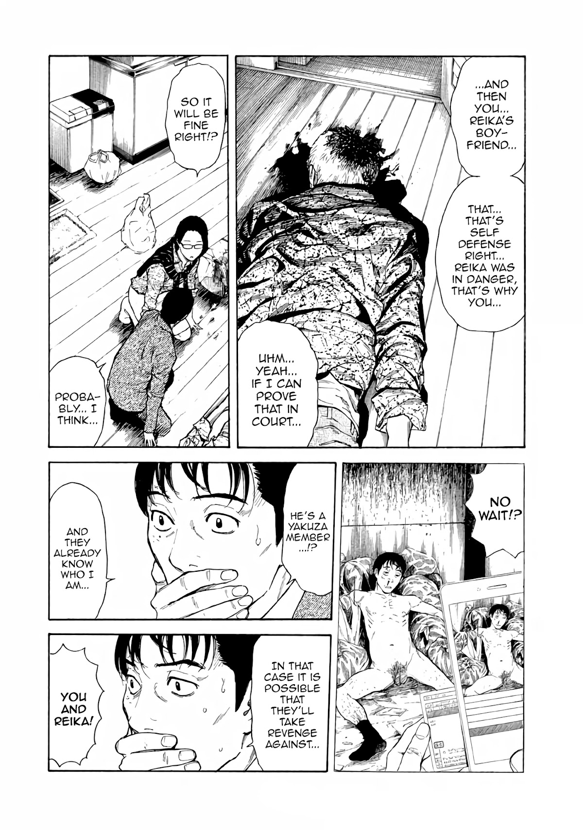 My Home Hero Chapter 2 page 9 - Chapter 2: My Wife Was The First To Arrive At The Scene of The Crime