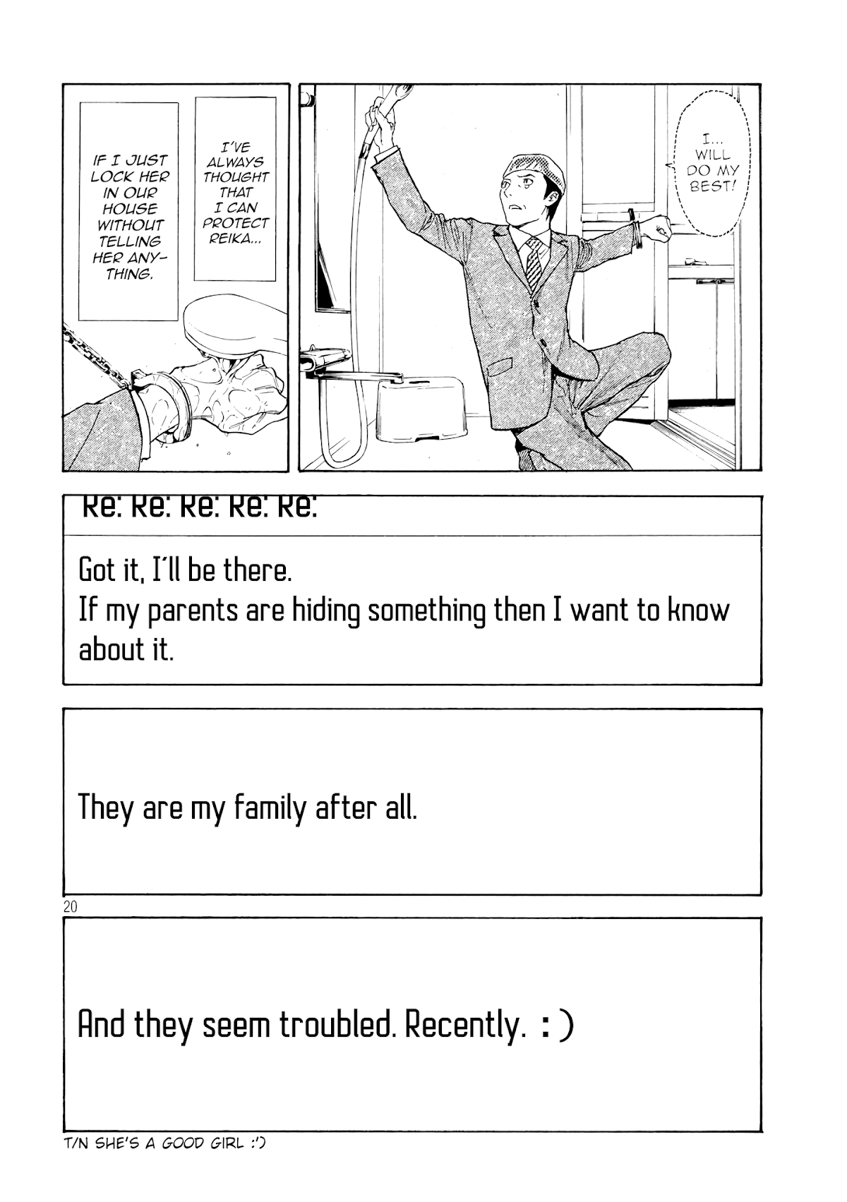 My Home Hero Chapter 27 page 20 - Chapter 27: Reika's Resolve