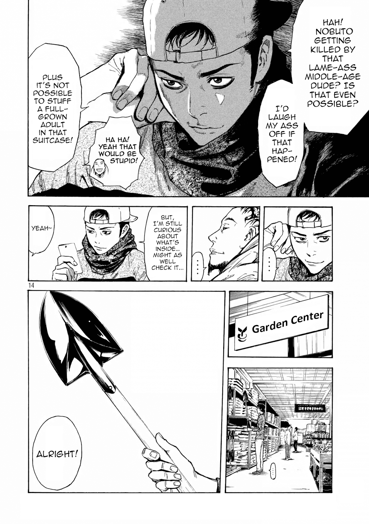 My Home Hero Chapter 5 page 14 - Chapter 5: Surveillance!?