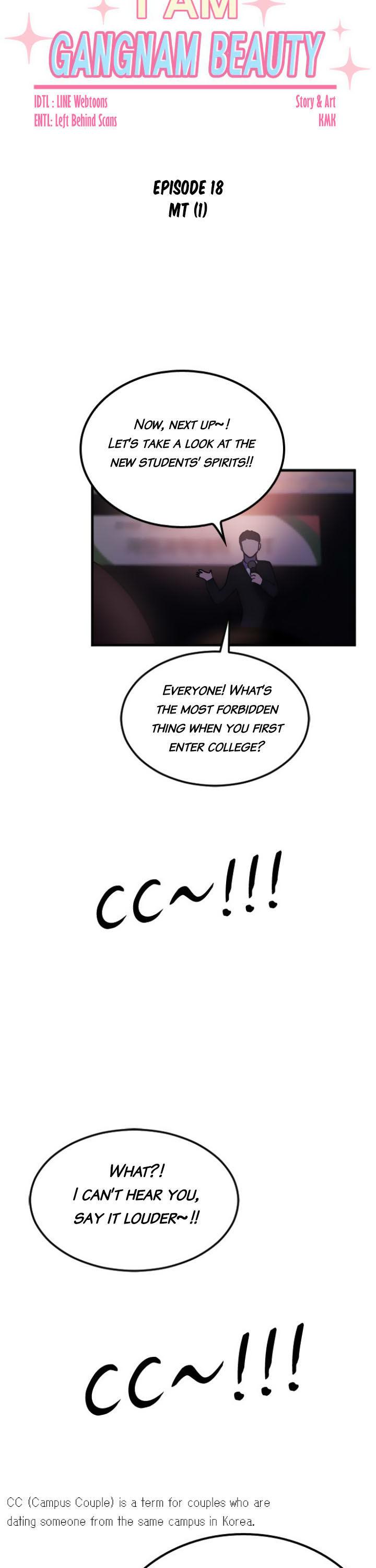 My ID is Gangnam Beauty Chapter 18 page 2 - Chapter 18 : MT (2)