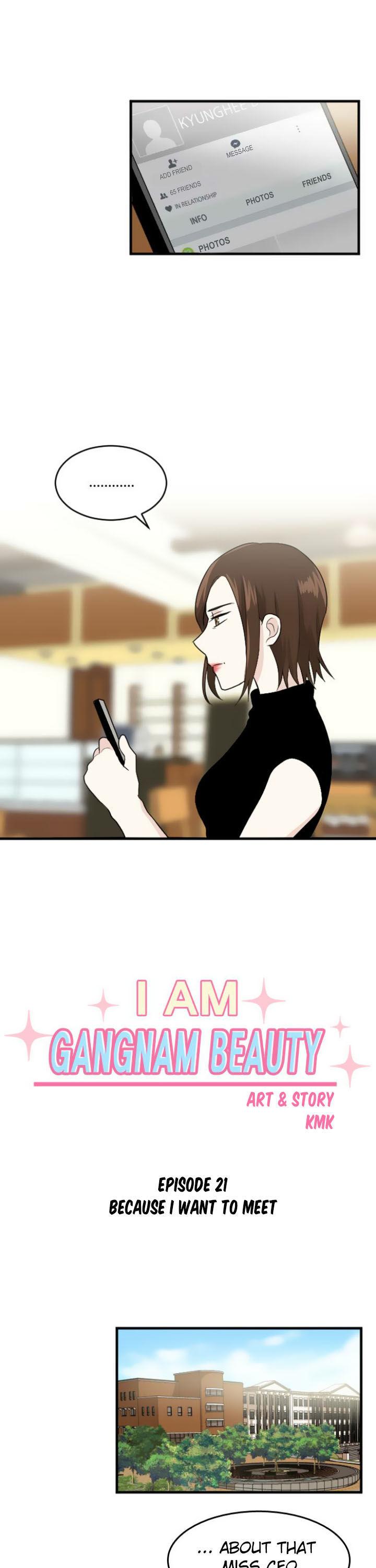 My ID is Gangnam Beauty Chapter 21 page 1 - Chapter 21 : Because I Want To Meet You
