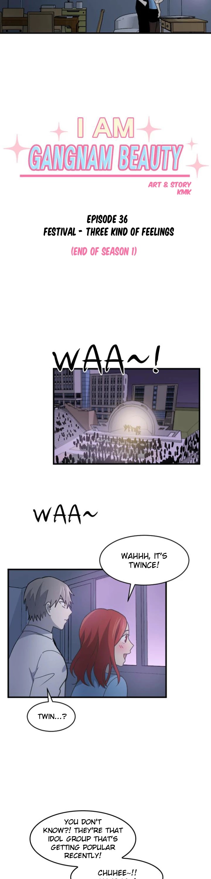 My ID is Gangnam Beauty Chapter 36 page 2 - Chapter 36: Festival - Three Kinds of Feeling [End of Season 1]