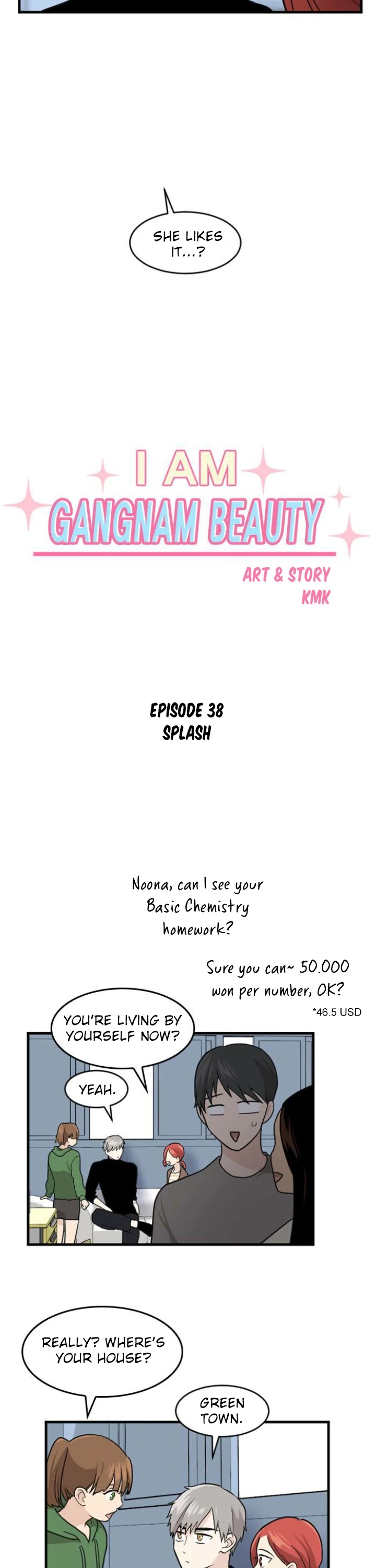 My ID is Gangnam Beauty Chapter 38 page 2 - Chapter 38: Splash