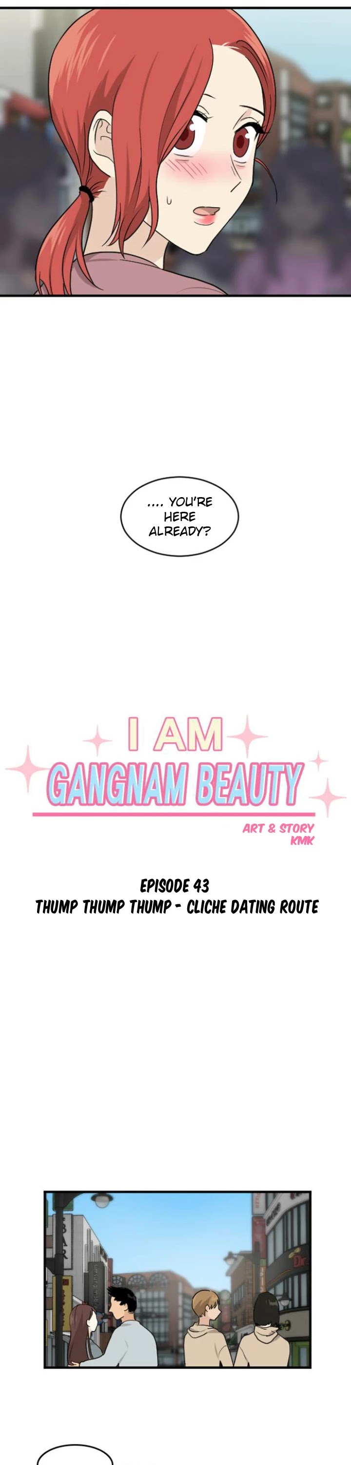 My ID is Gangnam Beauty Chapter 43 page 2 - Chapter 43: Thump Thump Thump - Cliche Dating Route
