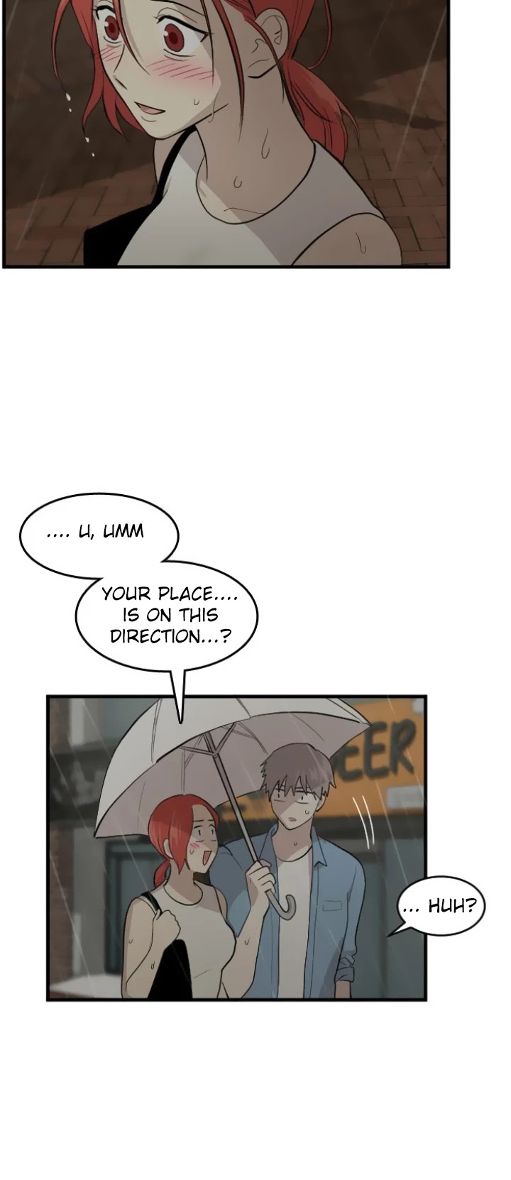 My ID is Gangnam Beauty Chapter 45 page 9 - Chapter 45: Thump Thump Thump - Too Close