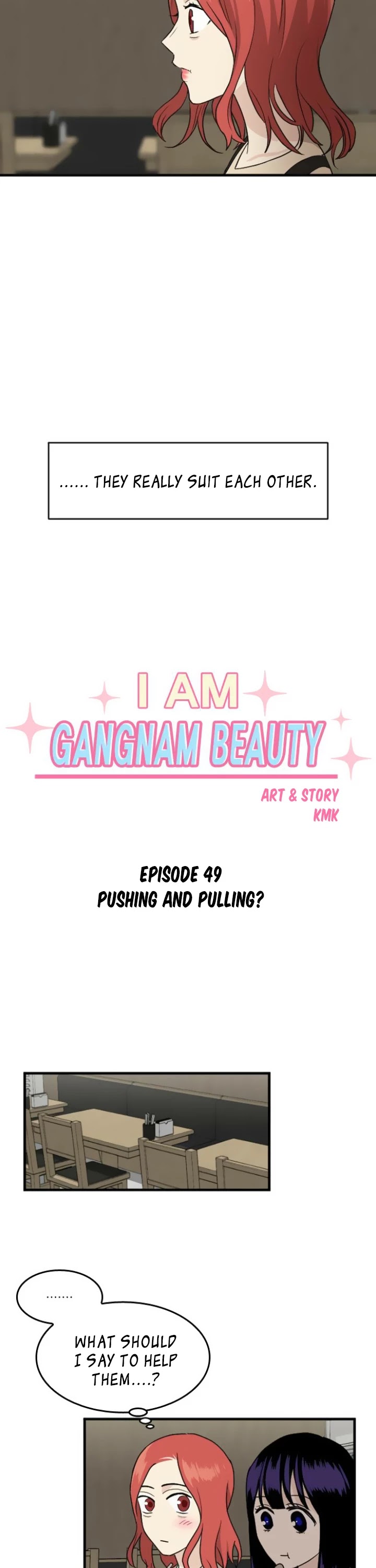 My ID is Gangnam Beauty Chapter 49 page 2 - Chapter 49: Pushing And Pulling?