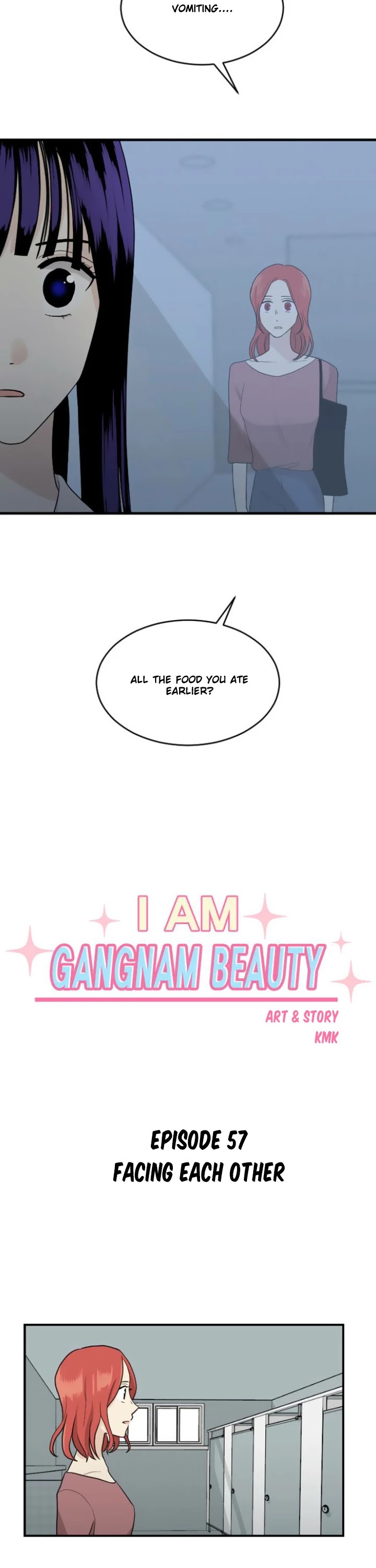 My ID is Gangnam Beauty Chapter 57 page 2 - Chapter 57: Facing Each Other