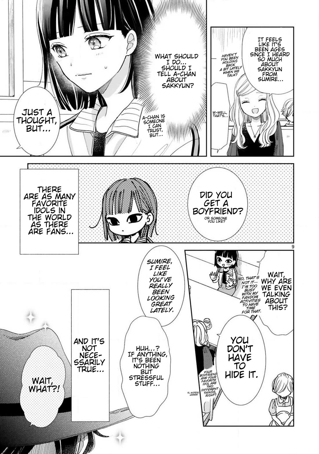 My Idol Came To My House! Chapter 6 page 9 - Chapter 6: My Idol And Being Multidimensional