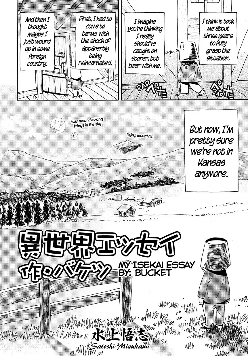 My Isekai Essay, By: Bucket Chapter 0 page 4 - Chapter 0: Oneshot
