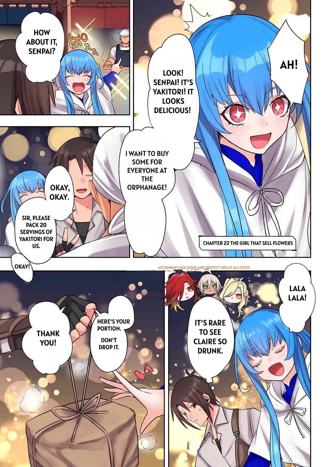 My level up is strange! ~ Reincarnation of a great Man in a Different World Chapter 22 page 1 - Chapter 22: The girl that sells flowers