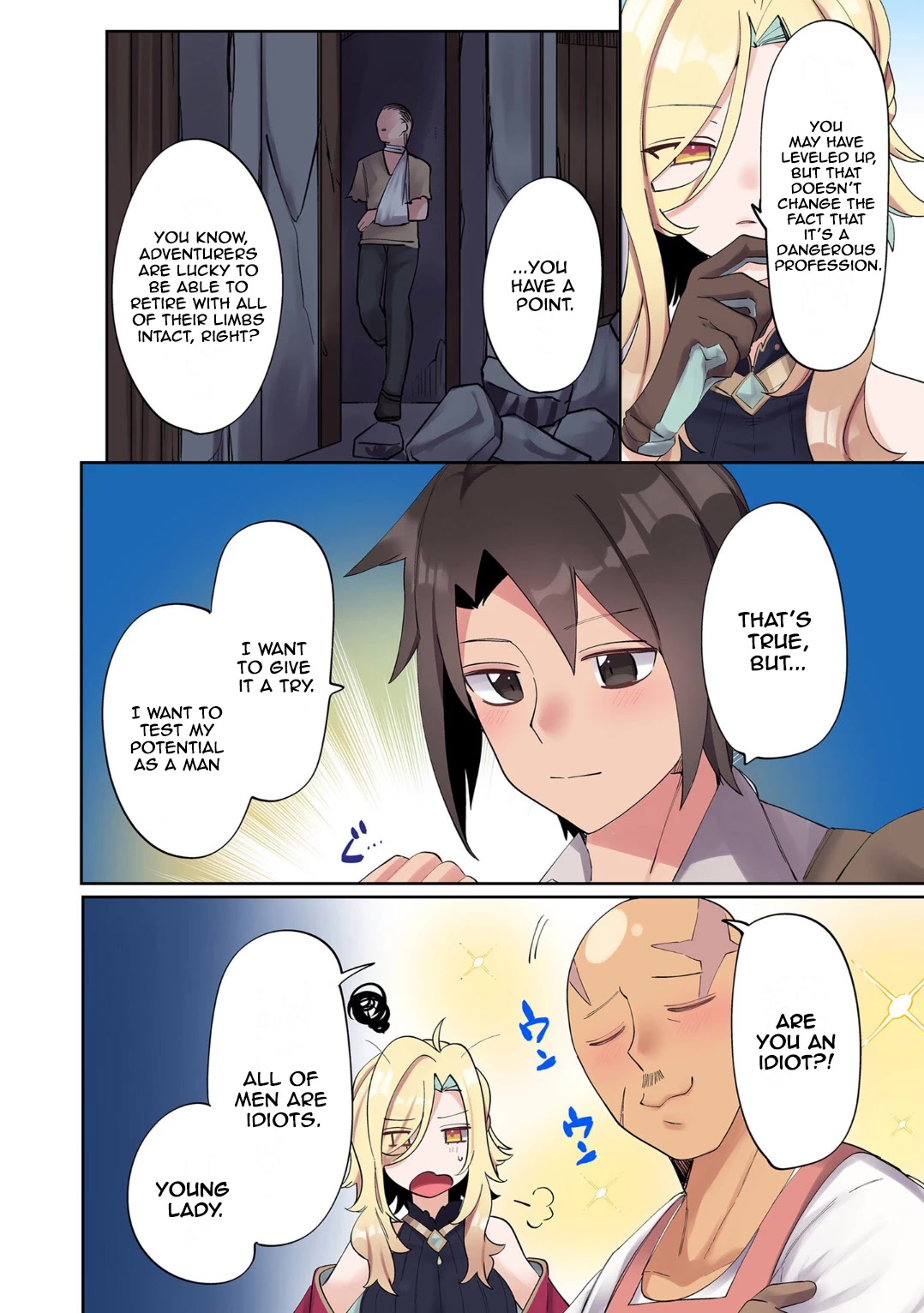 My level up is strange! ~ Reincarnation of a great Man in a Different World Chapter 4 page 4 - Chapter 4: Marie, The Open Wizard
