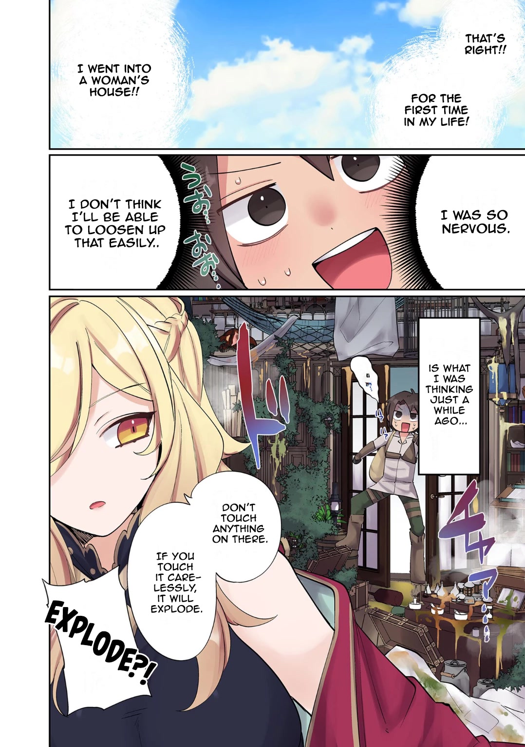My level up is strange! ~ Reincarnation of a great Man in a Different World Chapter 4 page 6 - Chapter 4: Marie, The Open Wizard