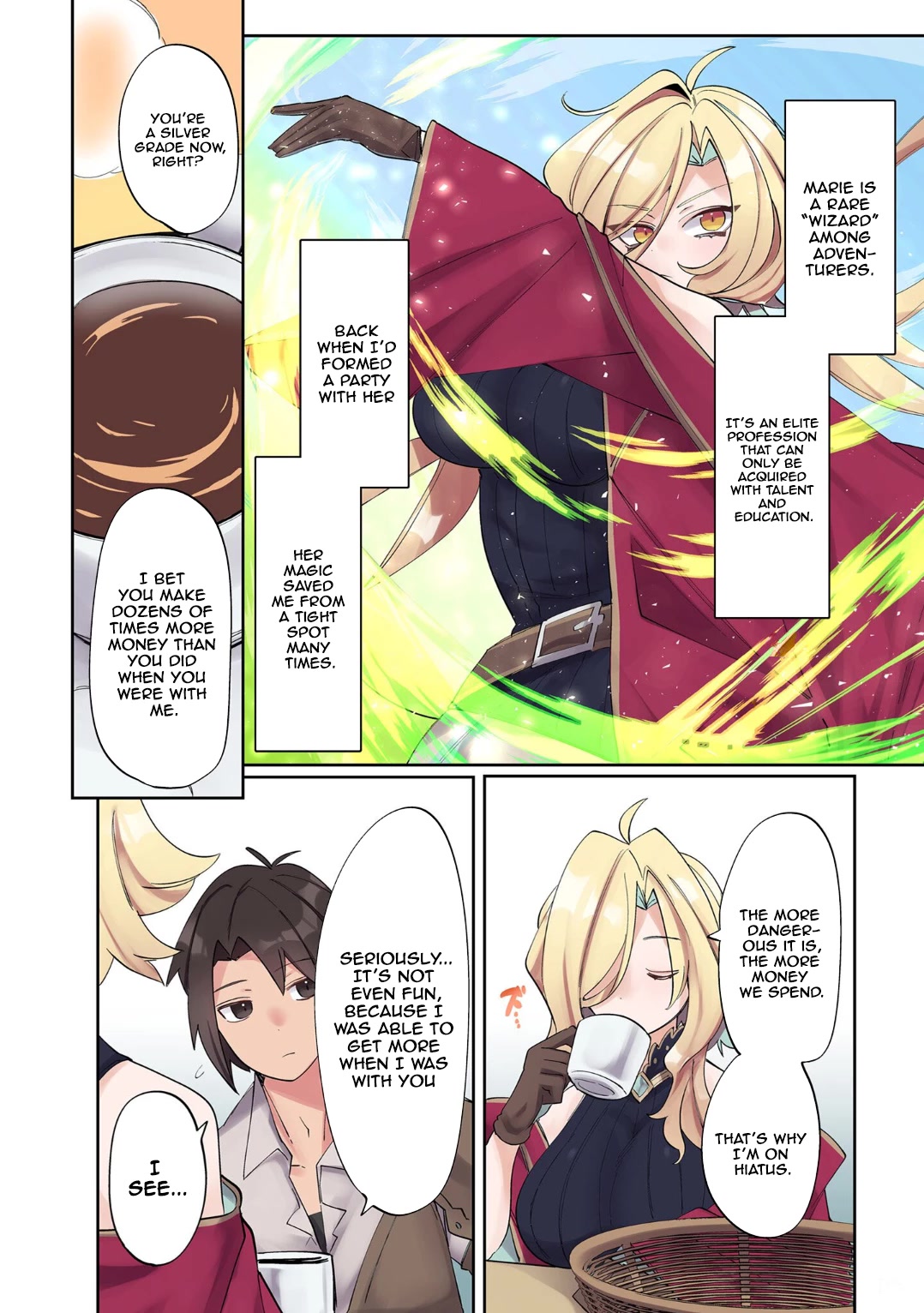 My level up is strange! ~ Reincarnation of a great Man in a Different World Chapter 4 page 8 - Chapter 4: Marie, The Open Wizard