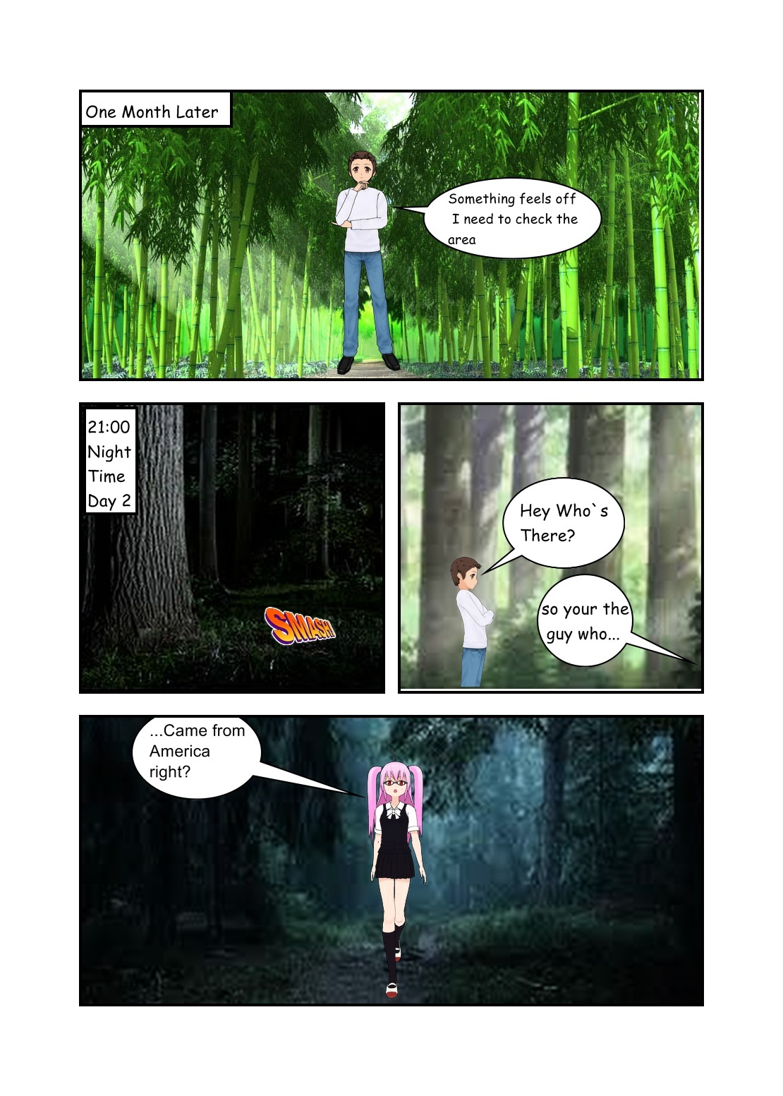 My Life as A Vampire Chapter 1.2 page 5 - Chapter 1 v2 : The encounter