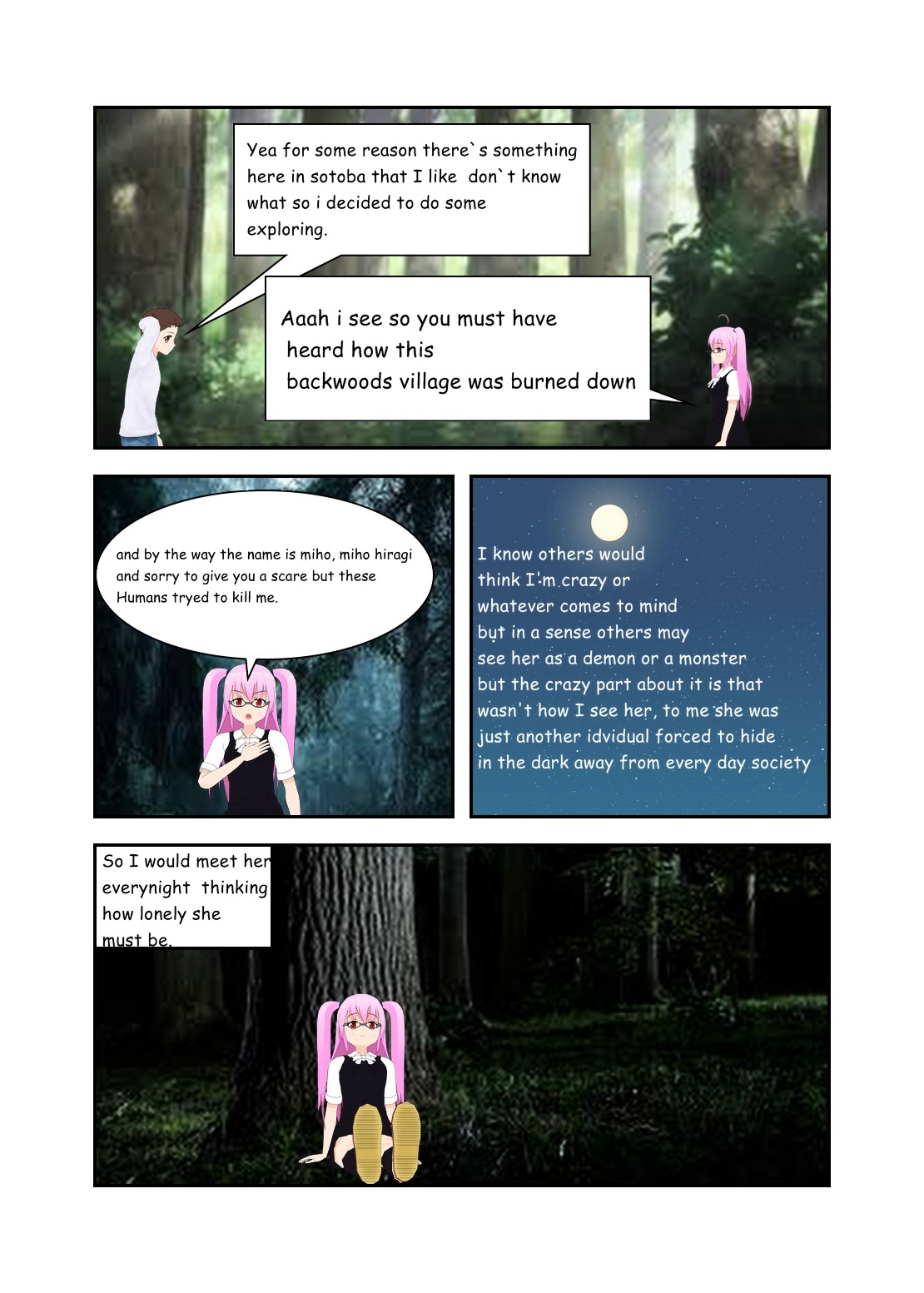 My Life as A Vampire Chapter 1.2 page 6 - Chapter 1 v2 : The encounter