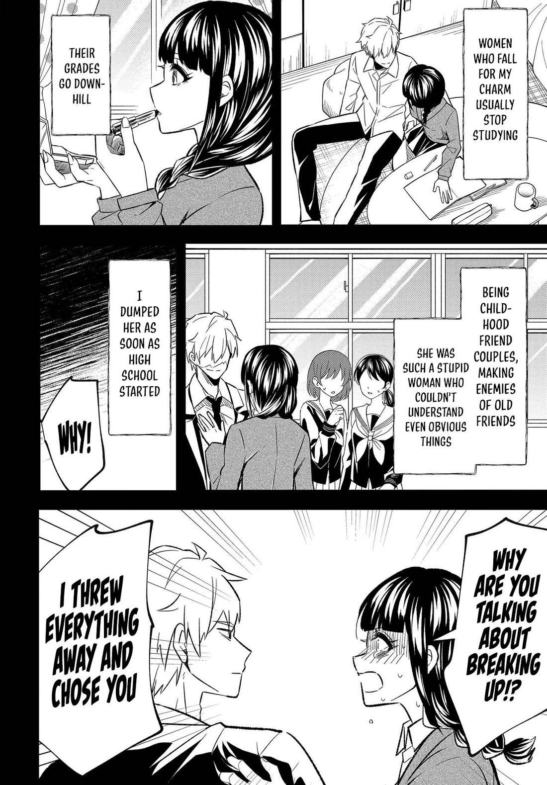 My Life Turned Around: After Being Cheated on and Falsely Accused, I Ended up Being Adored by the Most Beautiful Girl in School Chapter 3 page 11 - Chapter 3