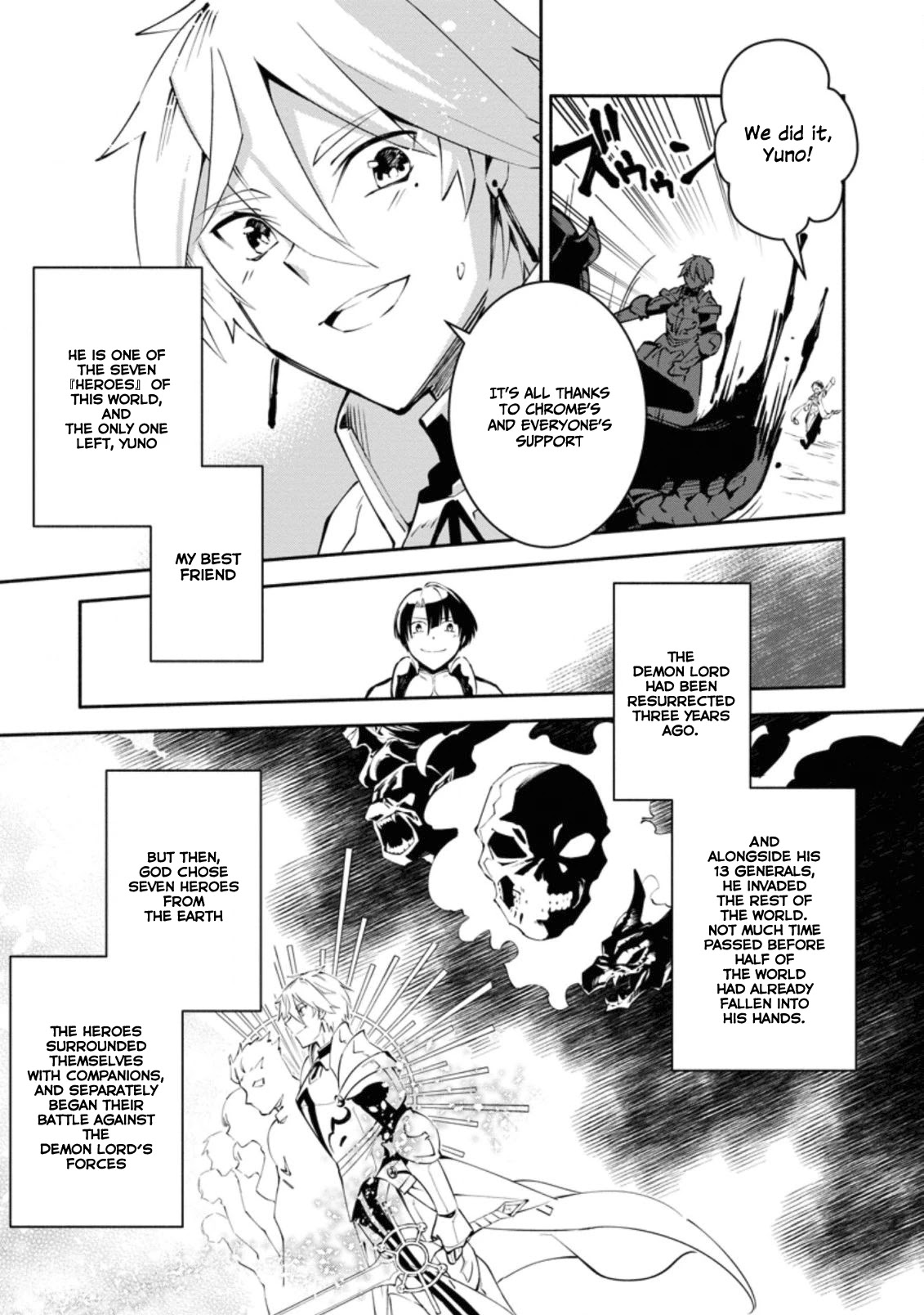 My Lover Was Stolen, And I Was Kicked Out Of The Hero’s Party, But I Awakened To The EX Skill “Fixed Damage” And Became Invincible. Now, Let’s Begin Some Revenge Chapter 1.1 page 7 - Chapter 1.1 - 1.3