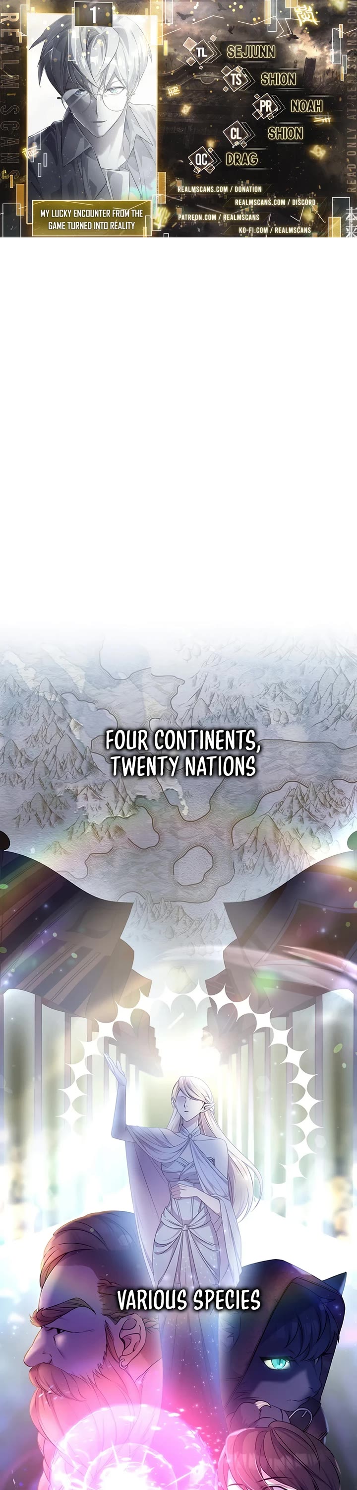 My Lucky Encounter From the Game Turned Into Reality Chapter 1 page 1 - Chapter 1