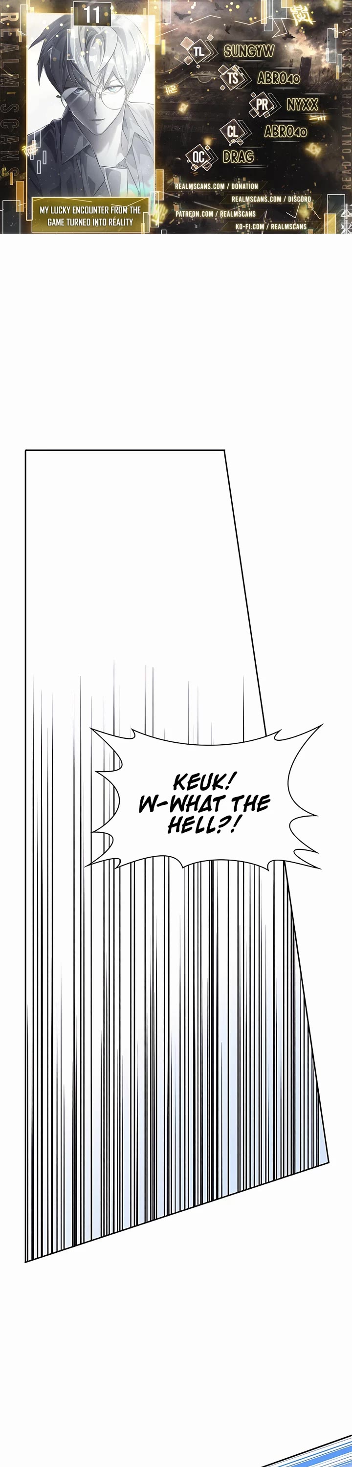 My Lucky Encounter From the Game Turned Into Reality Chapter 11 page 1 - Chapter 11