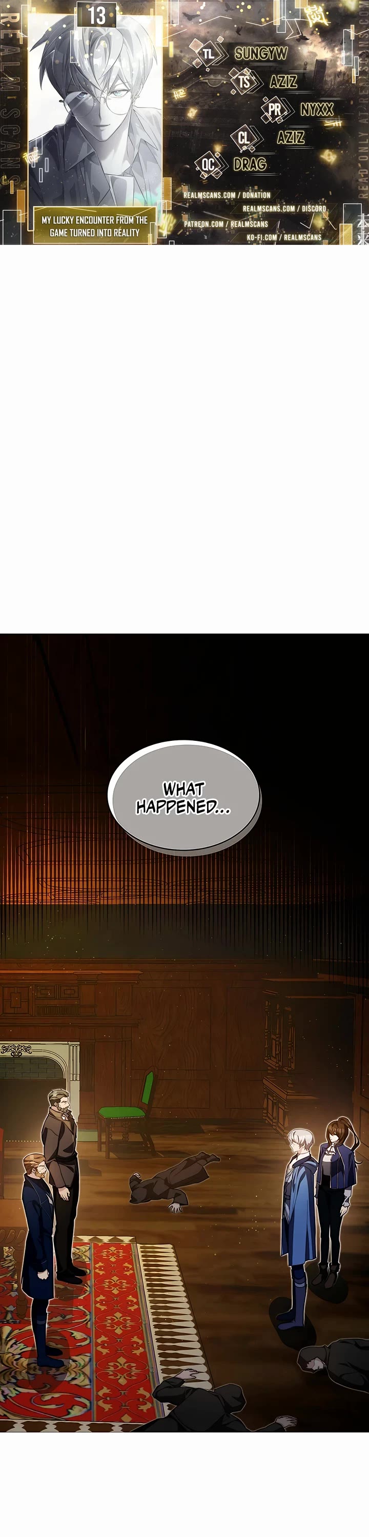 My Lucky Encounter From the Game Turned Into Reality Chapter 13 page 1 - Chapter 13