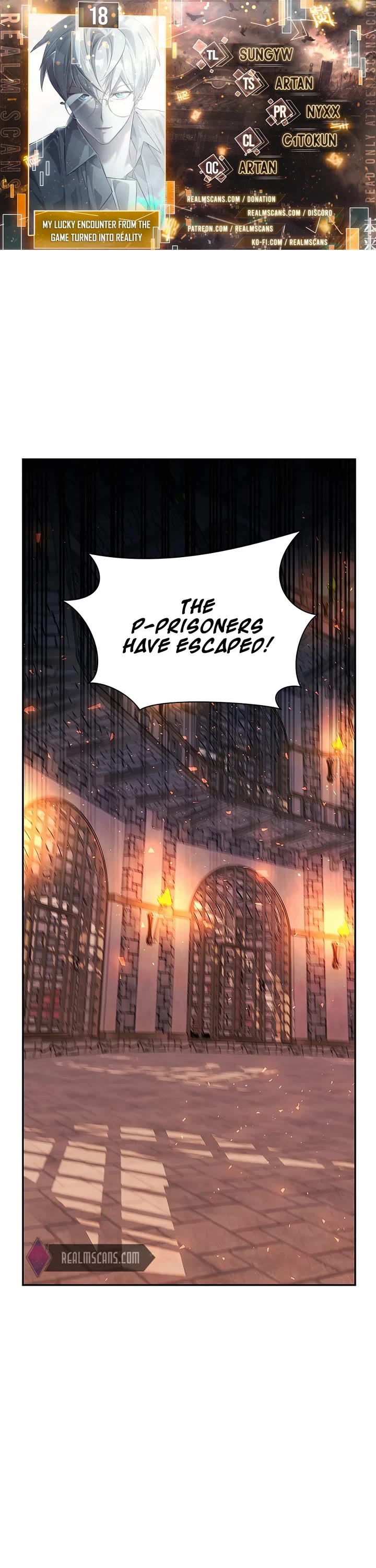 My Lucky Encounter From the Game Turned Into Reality Chapter 18 page 1 - Chapter 18
