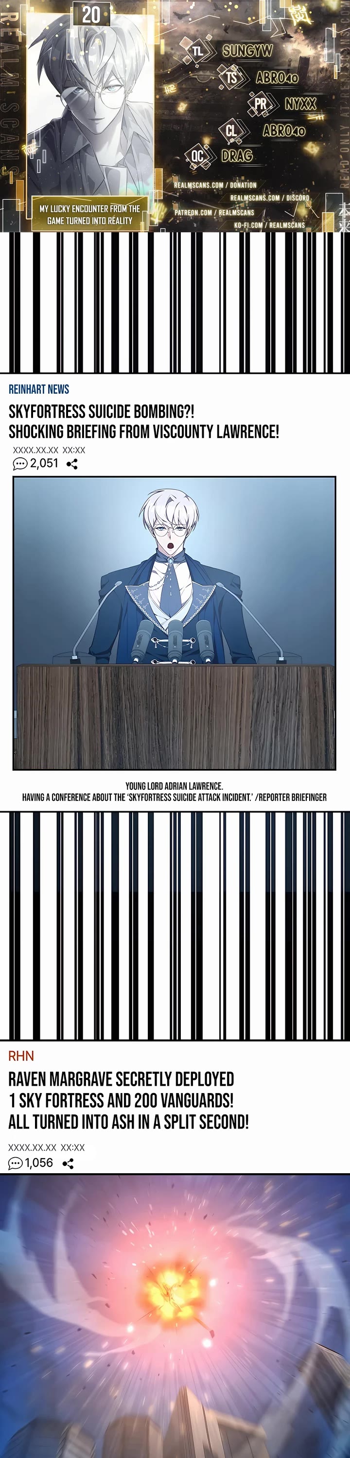 My Lucky Encounter From the Game Turned Into Reality Chapter 20 page 1 - Chapter 20
