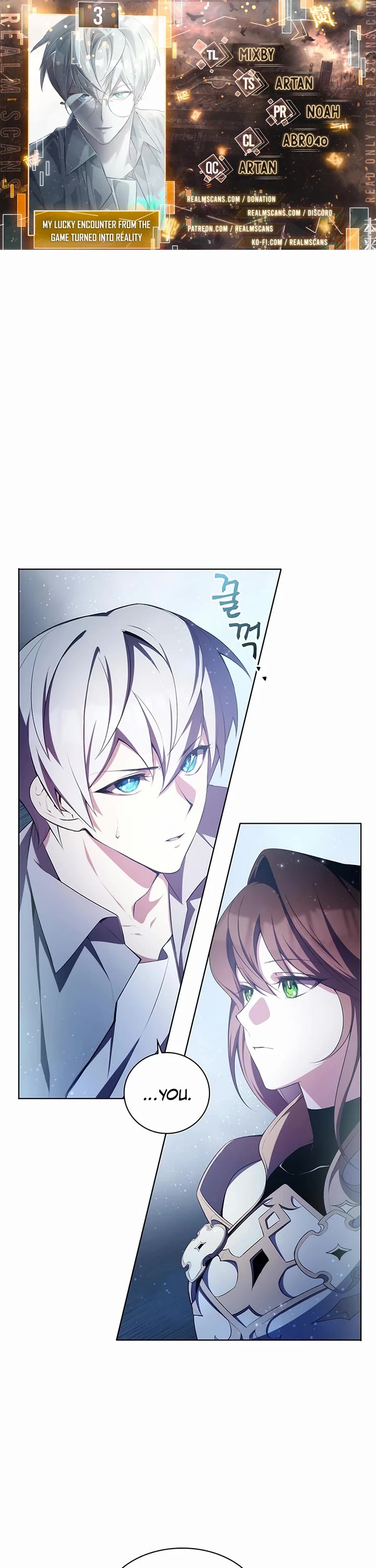 My Lucky Encounter From the Game Turned Into Reality Chapter 3 page 1 - Chapter 3