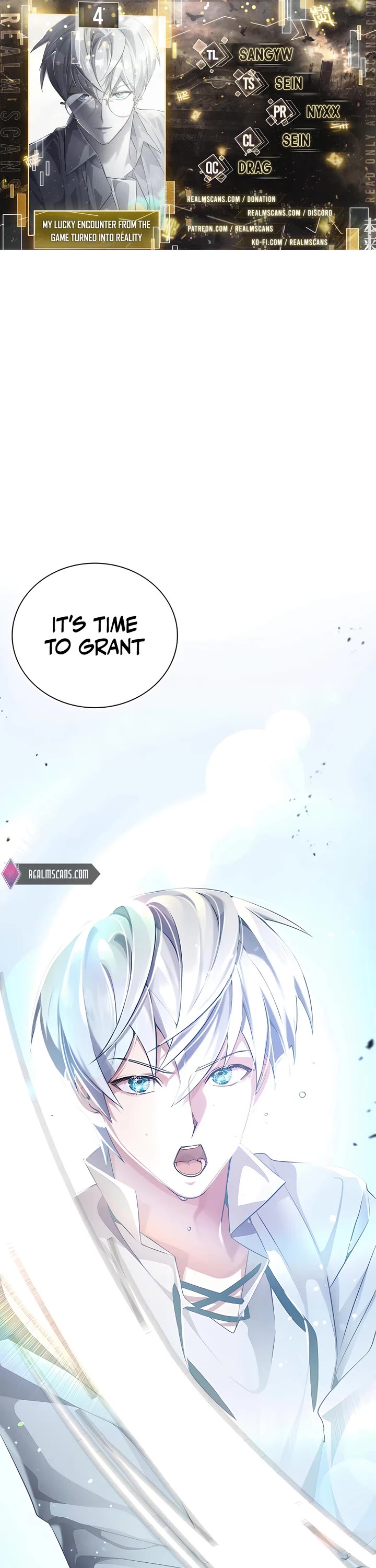 My Lucky Encounter From the Game Turned Into Reality Chapter 4 page 1 - Chapter 4
