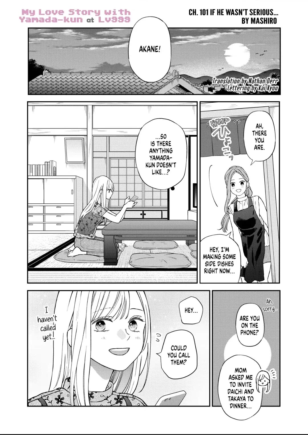 My Lv999 Love for Yamada-kun Chapter 101 page 1 - Chapter 101