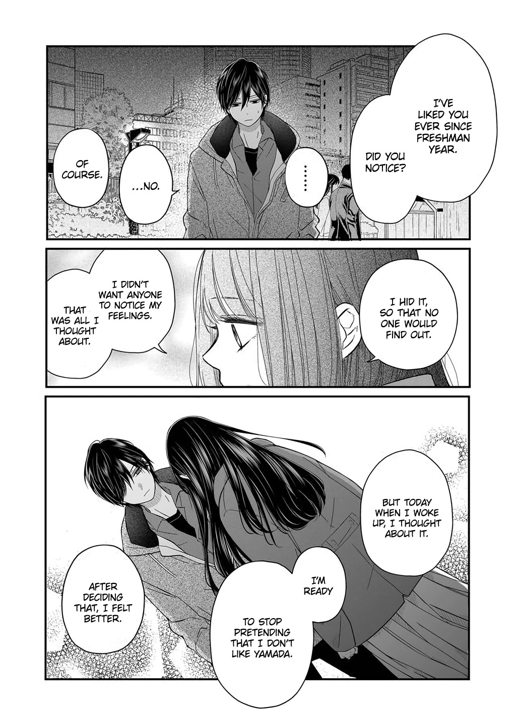 My Lv999 Love for Yamada-kun Chapter 38 page 4 - Chapter 38: Even if no one notices